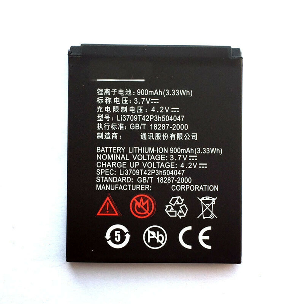 Batería para S2003/2/zte-Li3709T42P3h504047